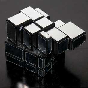 A shiny variation of the Rubik's Cube