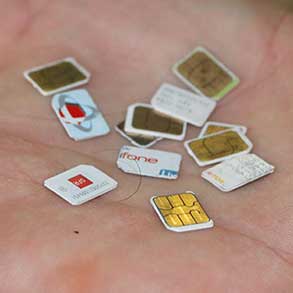 Too many SIM cards in your pocket is the sign of a seasoned traveler